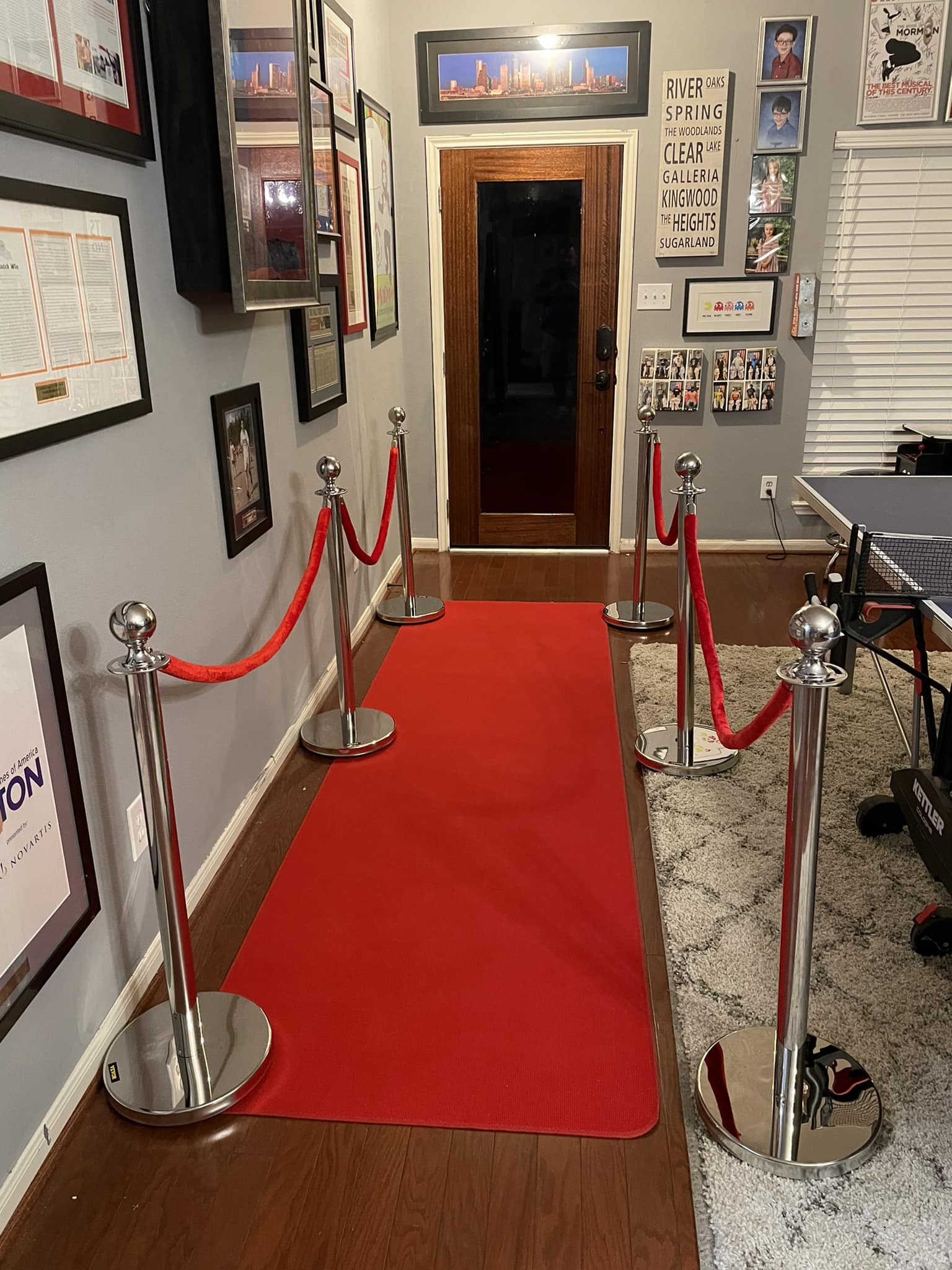OUR House’s Red Carpet Roped Off Entrance – Radical Dadding